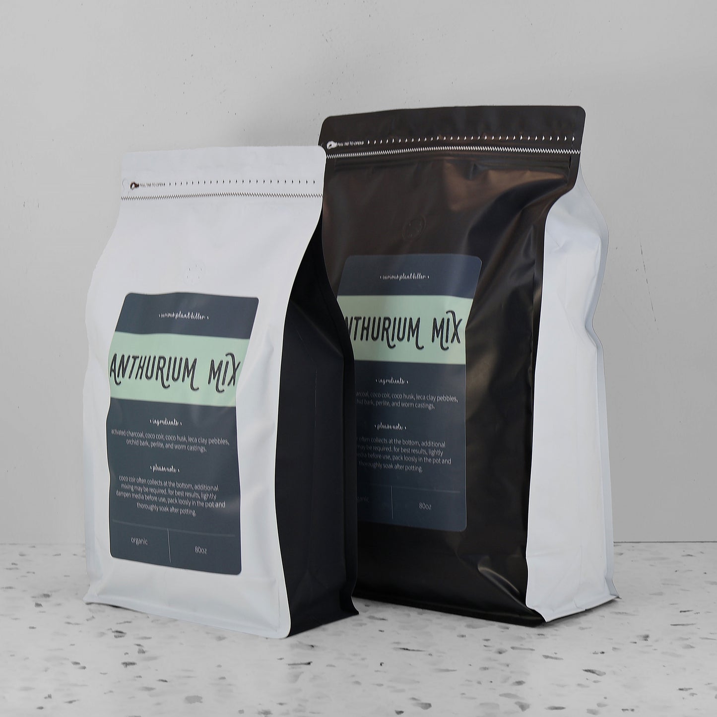 Mélange d'anthuriums