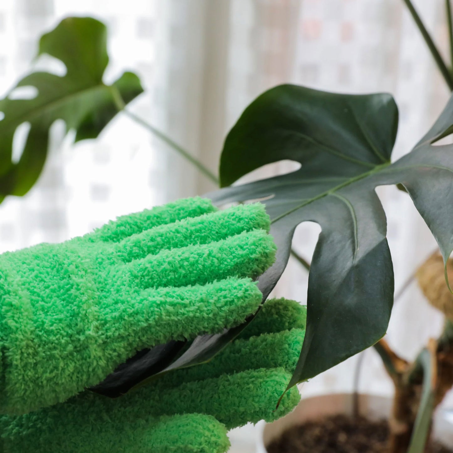 Leaf Shining Microfiber Gloves