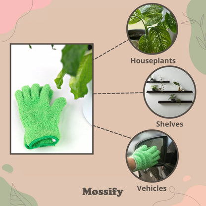 Leaf Shining Microfiber Gloves