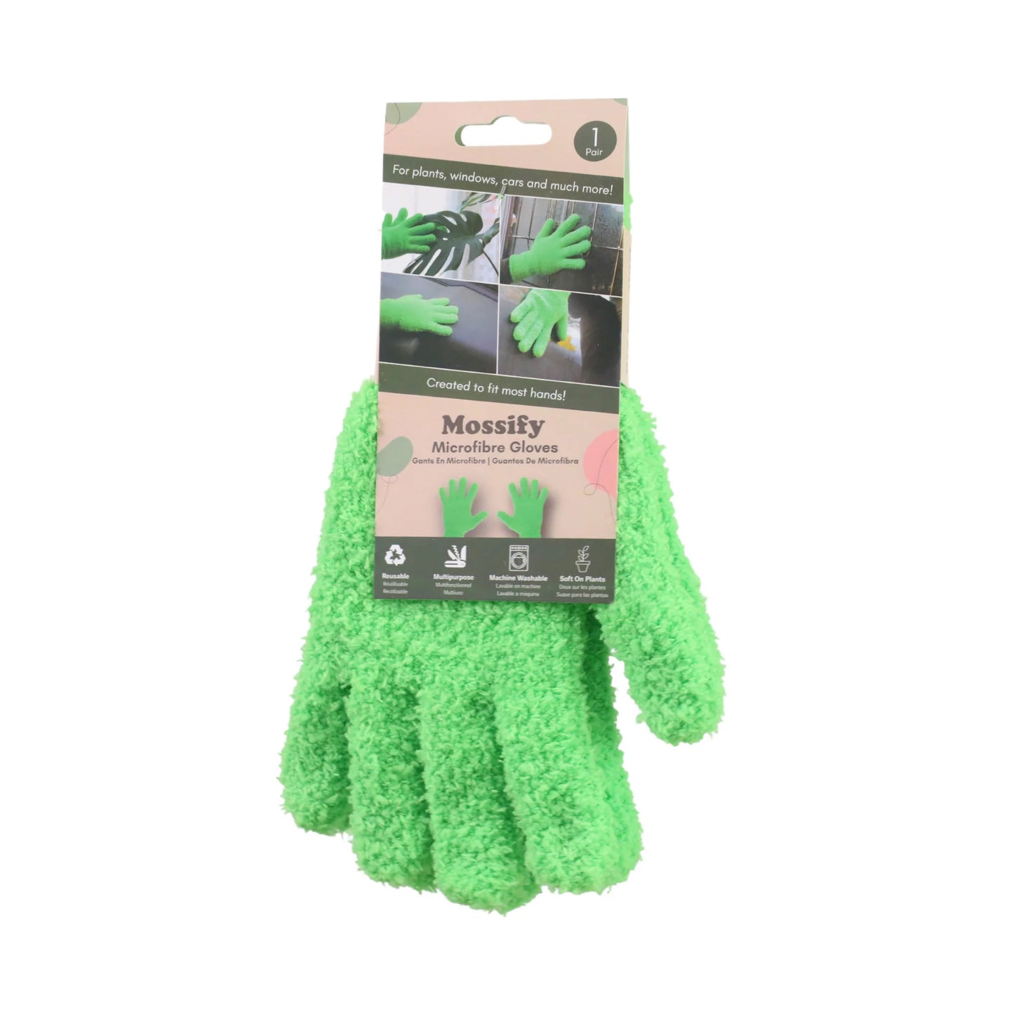 Leaf Shining Microfiber Gloves