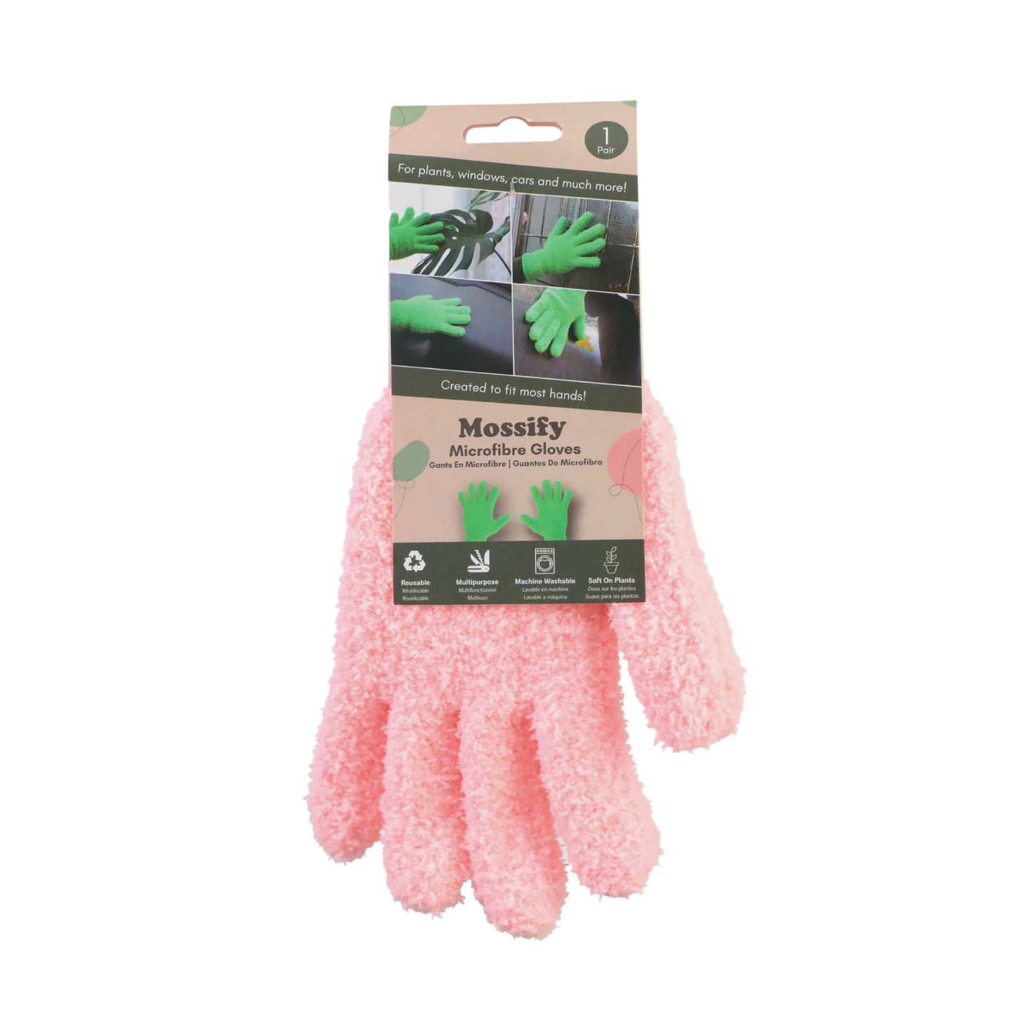 Leaf Shining Microfiber Gloves