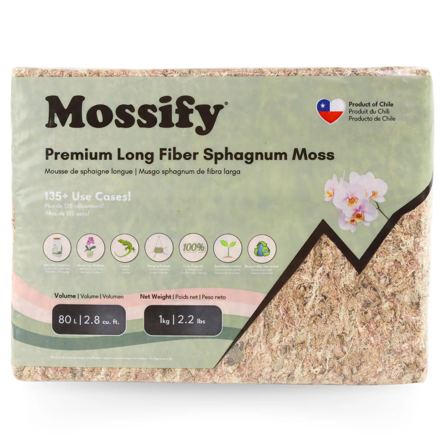 Premium Sphagnum Moss (1kg)
