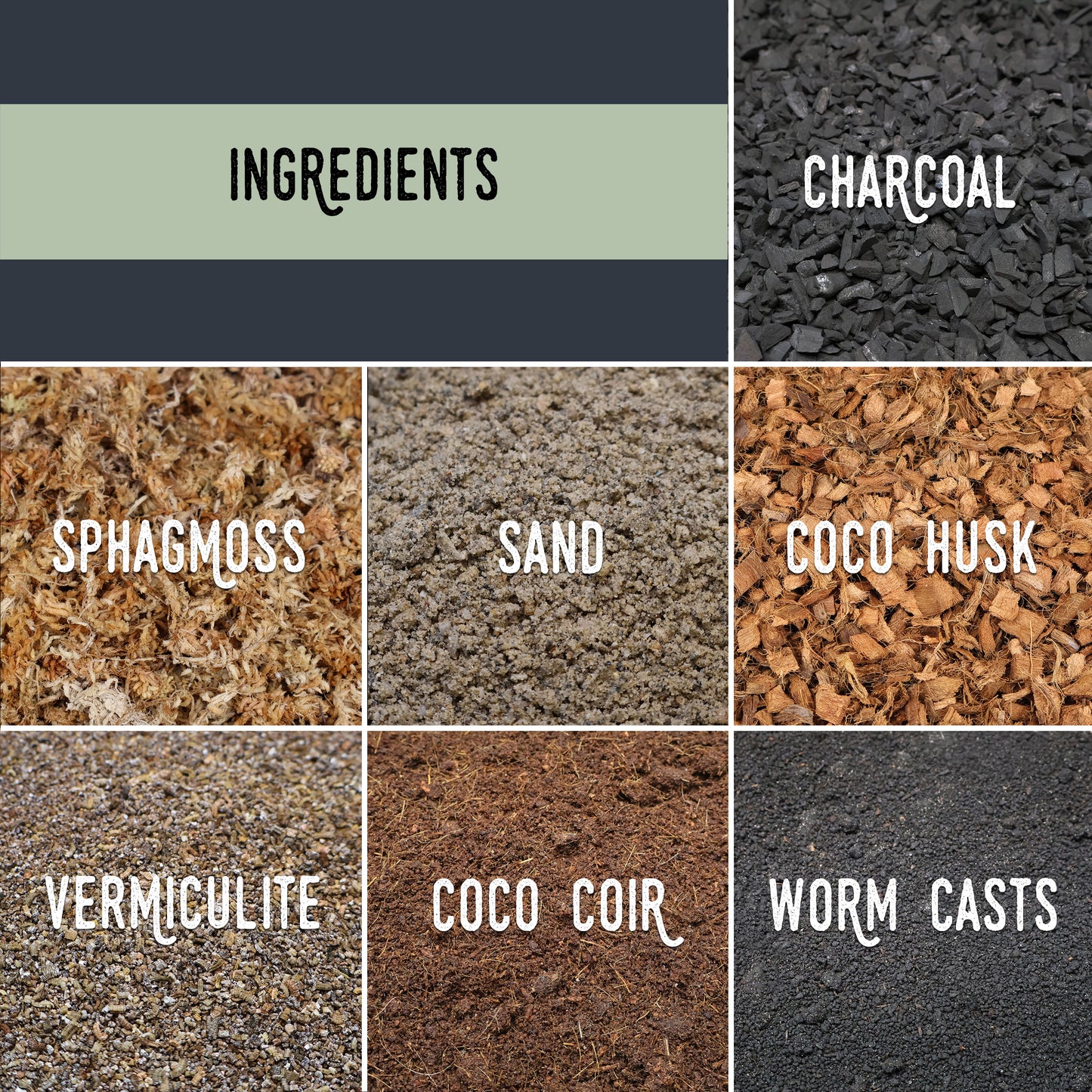 Mezcla para terrarios